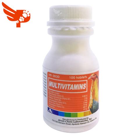 ARVET CHEM MULTIVITAMINS FOR FIGHTING COCKS (sold .